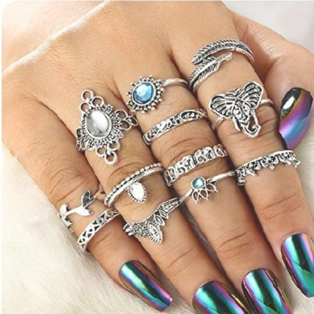 🎀3 for $25🎀 boho midi rings - Picture 4 of 6